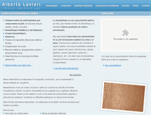 Tablet Screenshot of albertolavieri.com